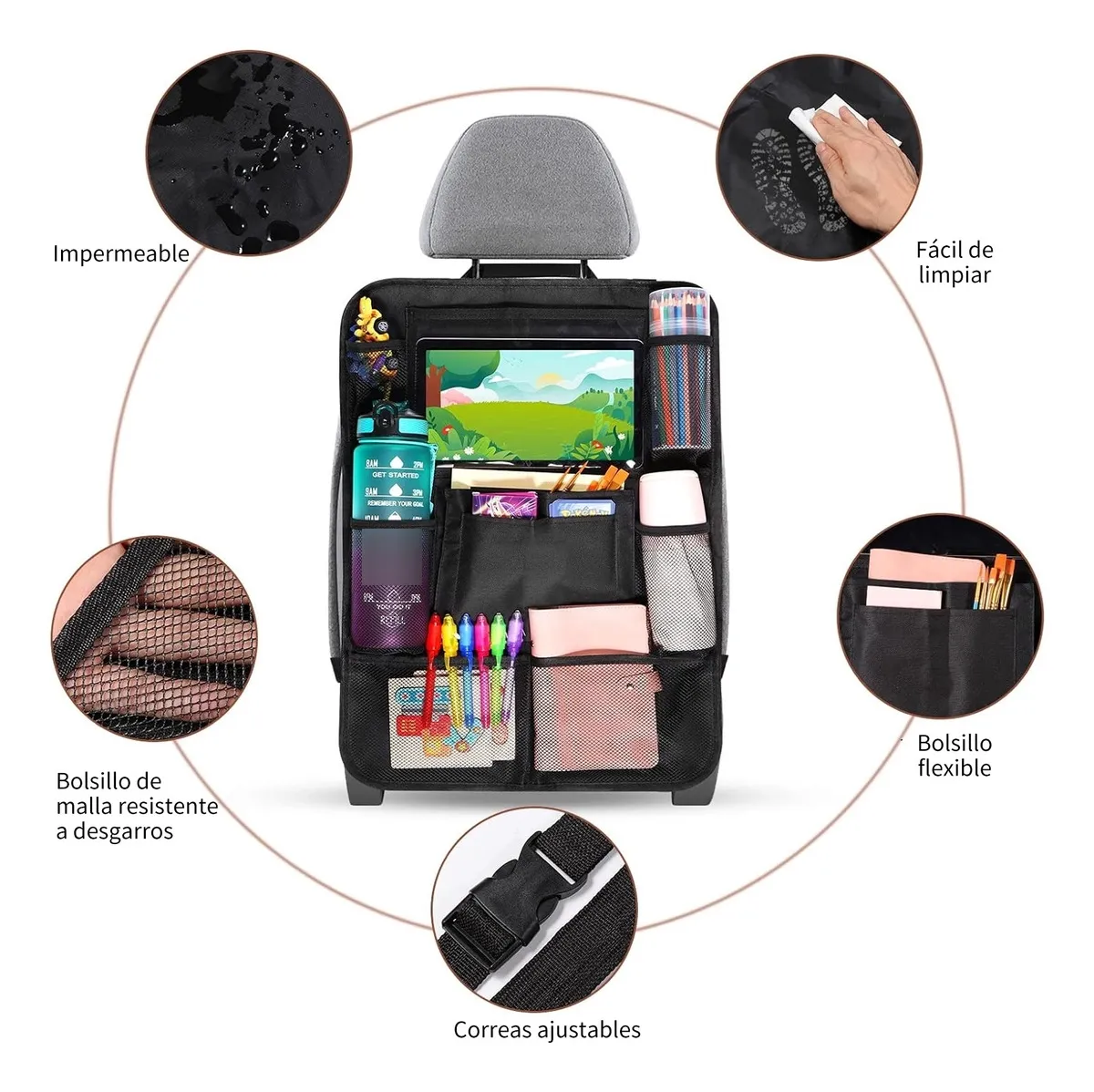 Bolso Organizador para Asiento de Autos - Imagen 3
